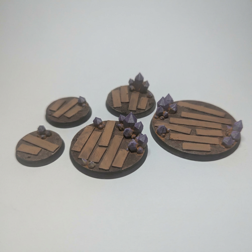 Gem Mine MIniature Bases
