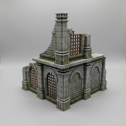 Compact Two Storey Corner Piece - Fantasy Ruins