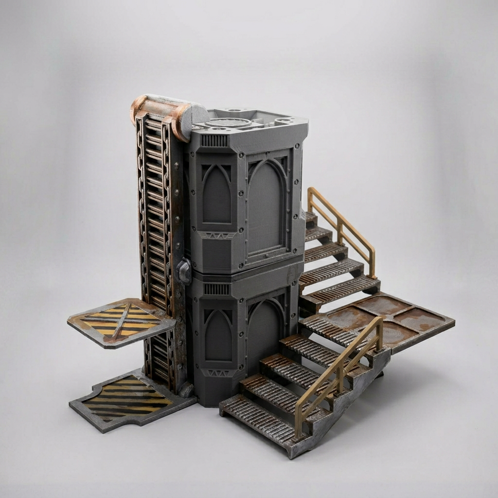Hive City Expansion Set - Hive City - Lifts, Stairs, and Platforms