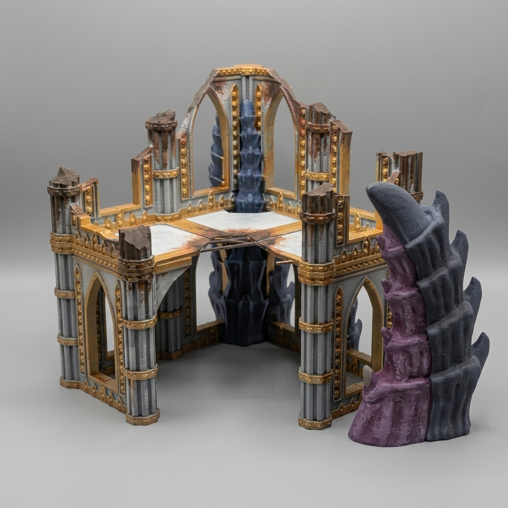 Block Ruin and Spire - Alien Week