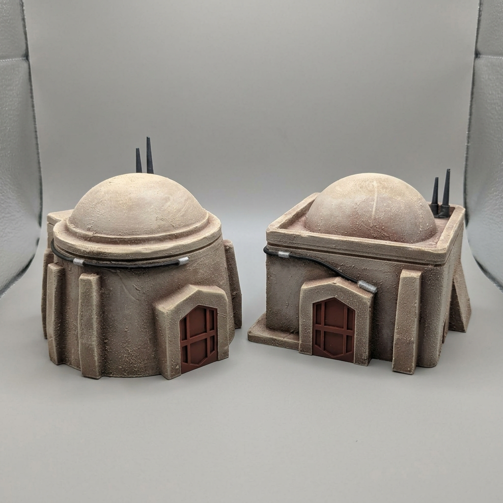 Sci-Fi Desert Huts