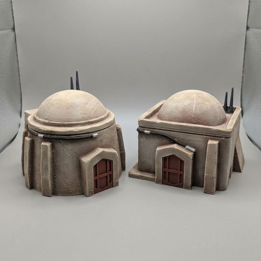 Sci-Fi Desert Huts