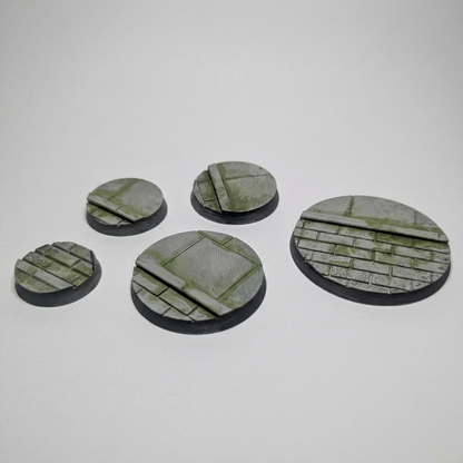 Miniature Bases Bundle: 5 Terrain Styles
