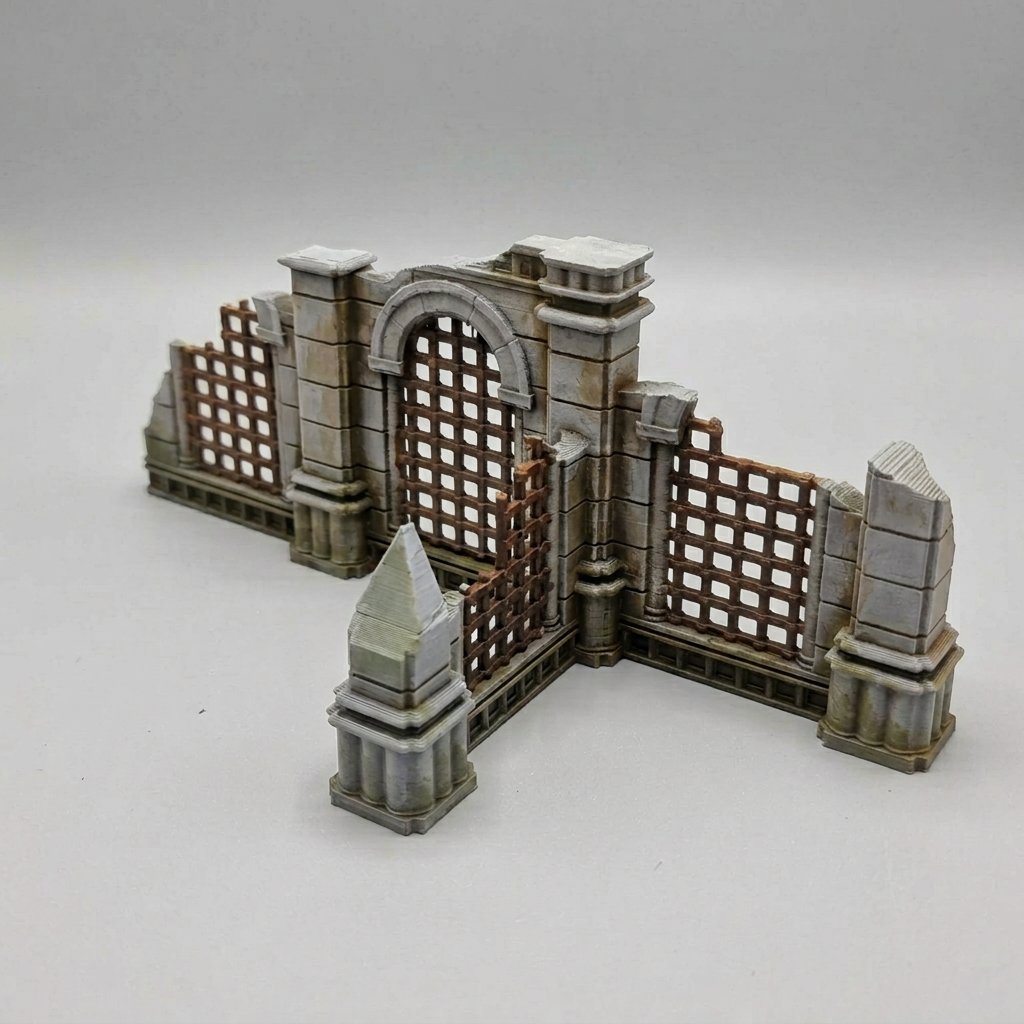 Single Storey T-shaped Pieces - Fantasy Ruins