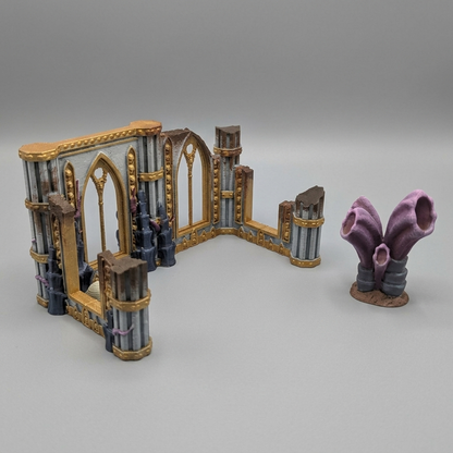 U Shaped Ruins and Short Spores - Alien Ruins