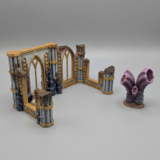 U Shaped Ruins and Short Spores - Alien Ruins