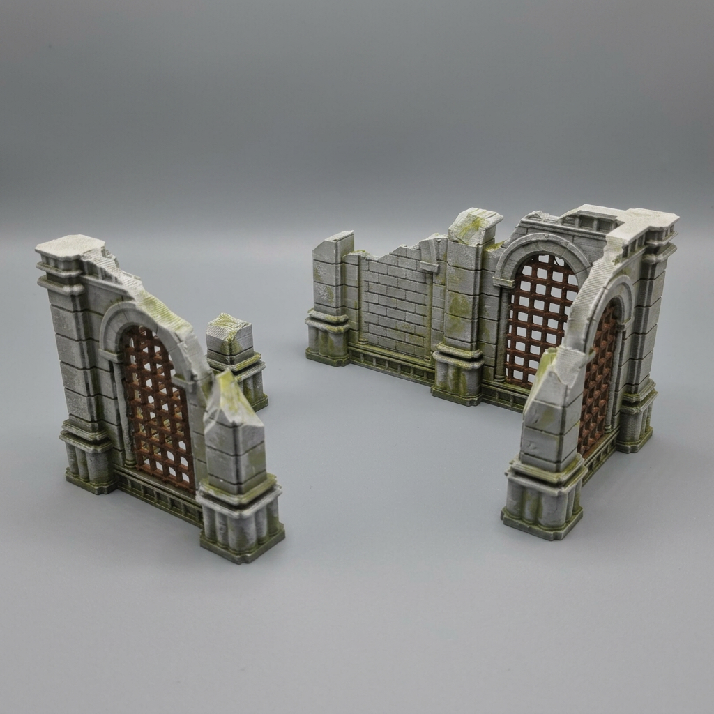 Single Storey Corner Pieces - Fantasy Ruins