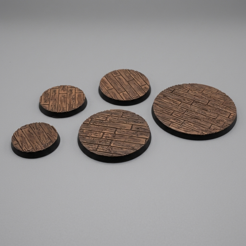 Miniature Bases Bundle: 5 Terrain Styles