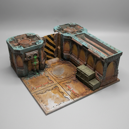 Hive City Core Set - Single Door Corner Hive City Prefab