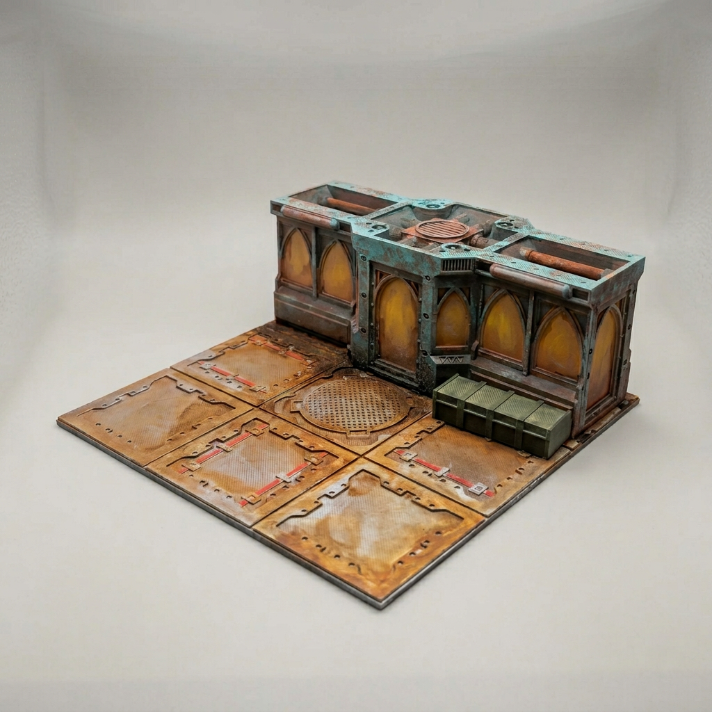Hive City Core Set - Straight Wall Hive City Prefab