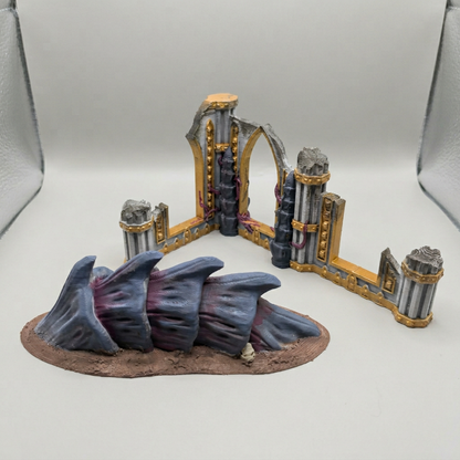L Shaped Ruins and Alien Barrier - Alien Ruins