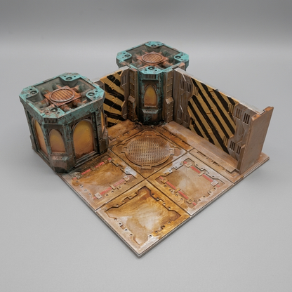 Hive City Core Set - Dual Doors Corner Hive City Prefab