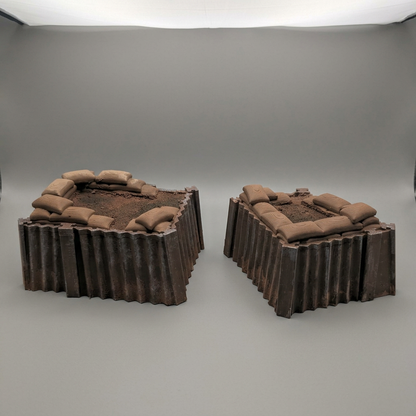 Trench Blocks with Sandbags