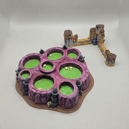 Biomass Pit and Half Height Walls - Alien Ruins