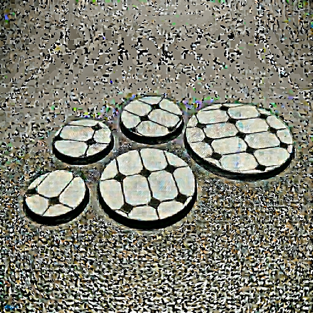 Miniature Bases Bundle: 5 Terrain Styles