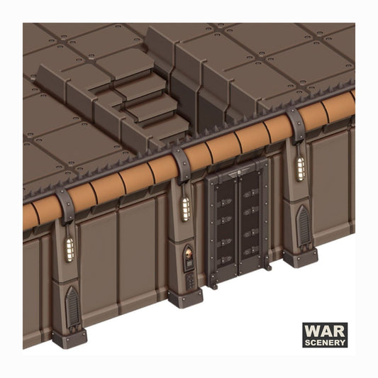 Imperial Sovereign Plateau Cellar Stairway, tabletop terrain floor section