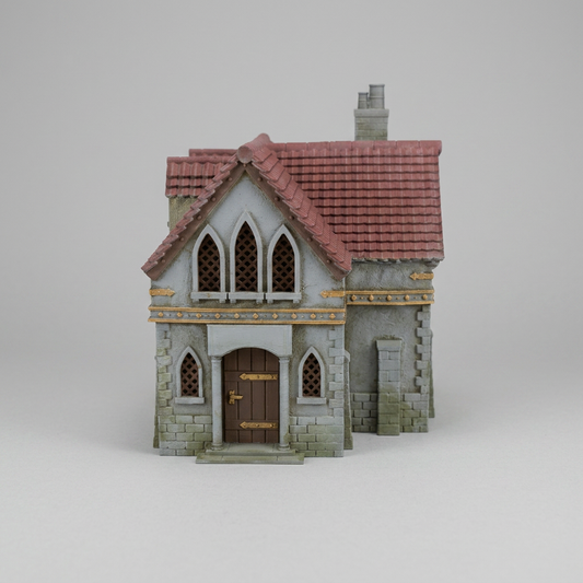 L-Shaped Fantasy Village House alternate angle 1