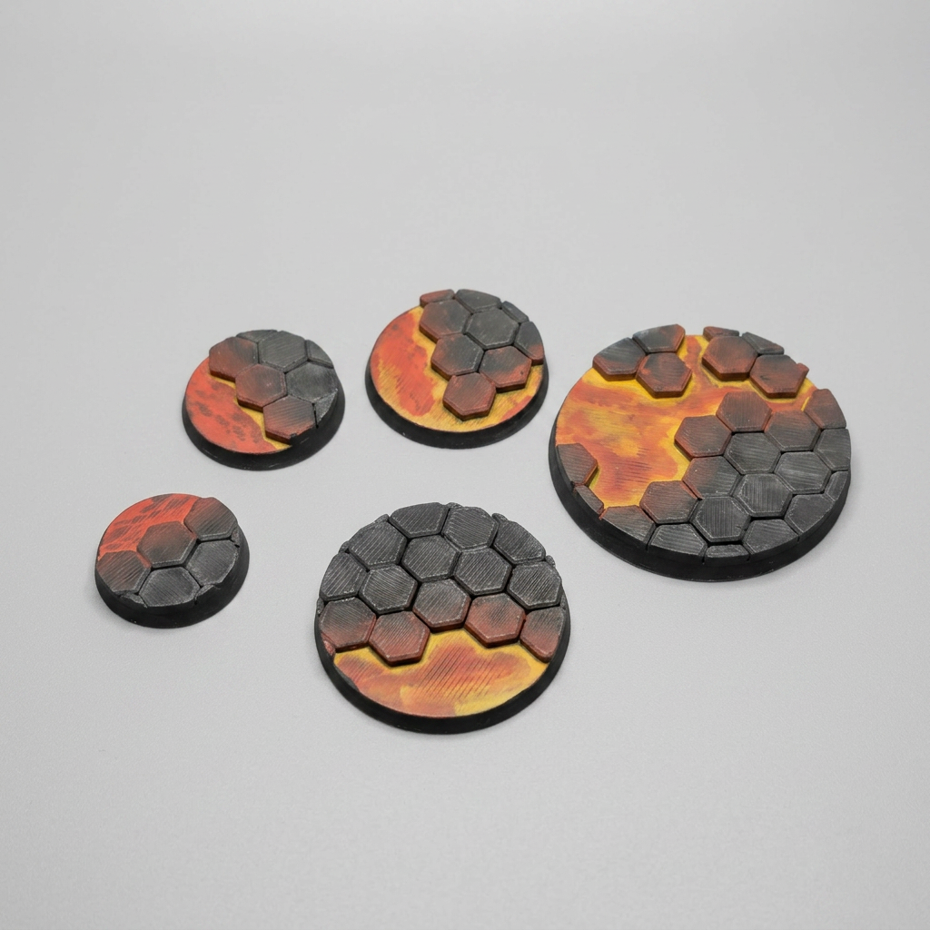 Miniature Bases Bundle: 5 Terrain Styles
