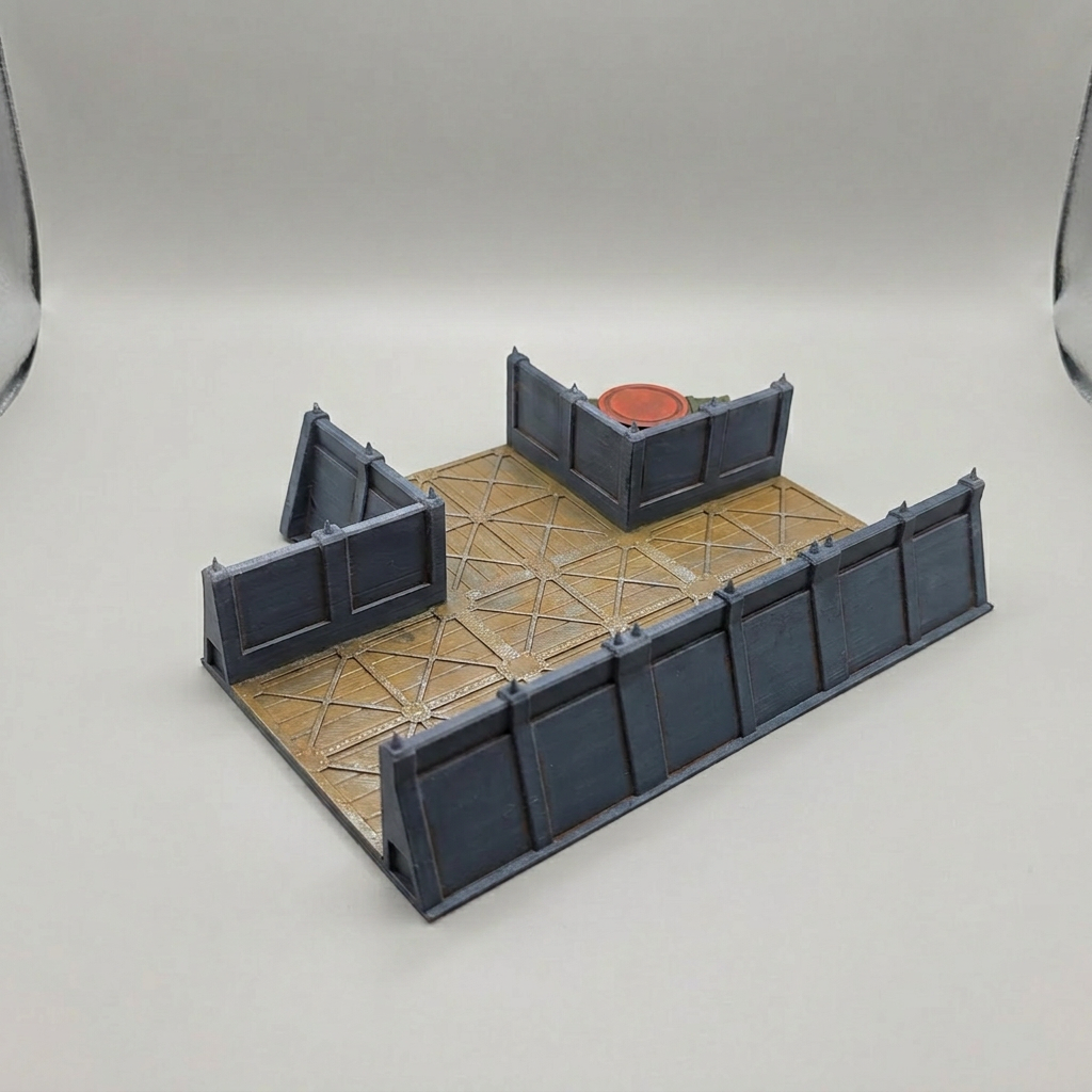 Modular Magnetic Trench T-Junction alternate angle 2