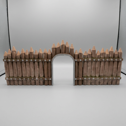 Modular Wooden Palisade Fort alternate angle 1