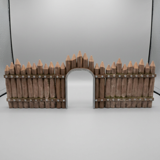 Modular Wooden Palisade Fort alternate angle 1