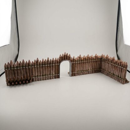 Modular Wooden Palisade Fort alternate angle 10