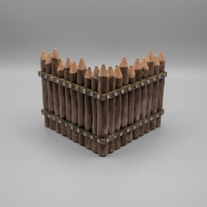 Modular Wooden Palisade Fort alternate angle 2