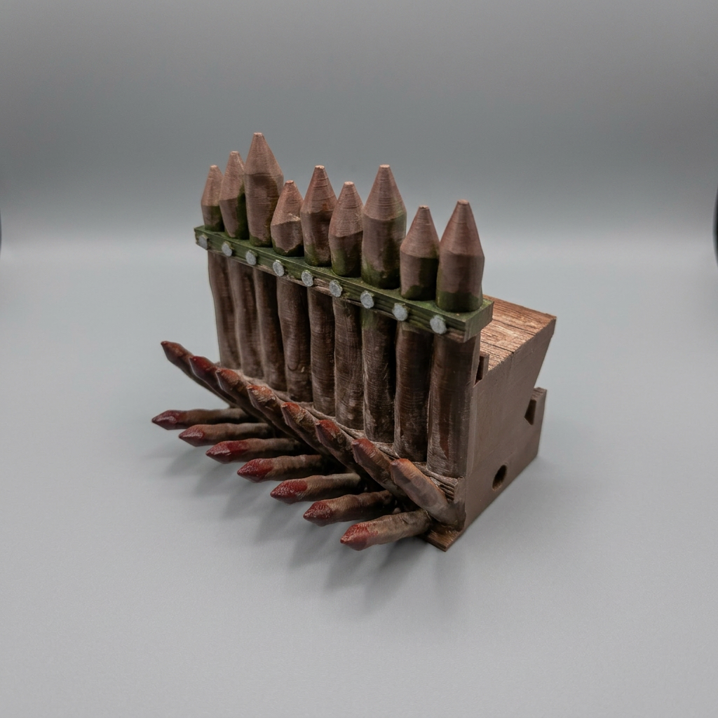 Modular Wooden Palisade Fort alternate angle 5
