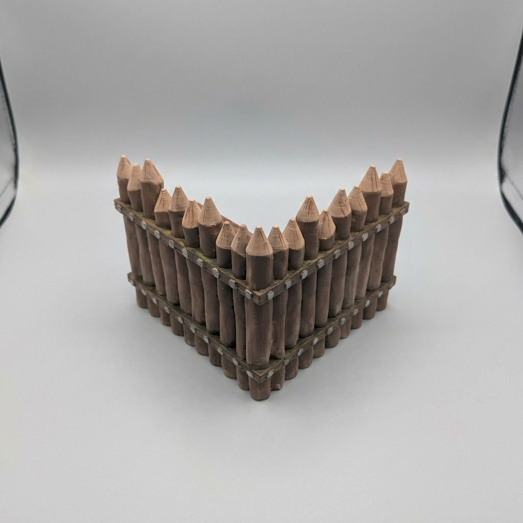 Modular Wooden Palisade Fort alternate angle 6