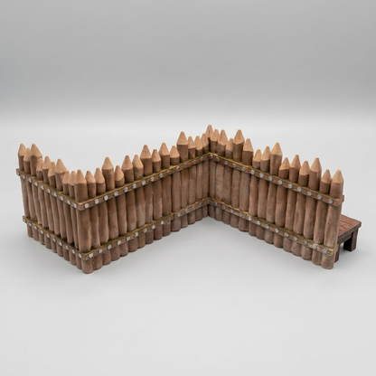 Modular Wooden Palisade Fort alternate angle 8