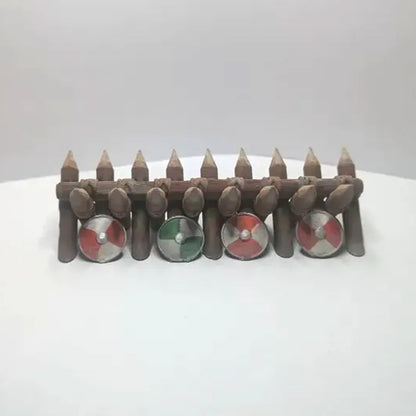 Palisade Spike Barriers long section with shields