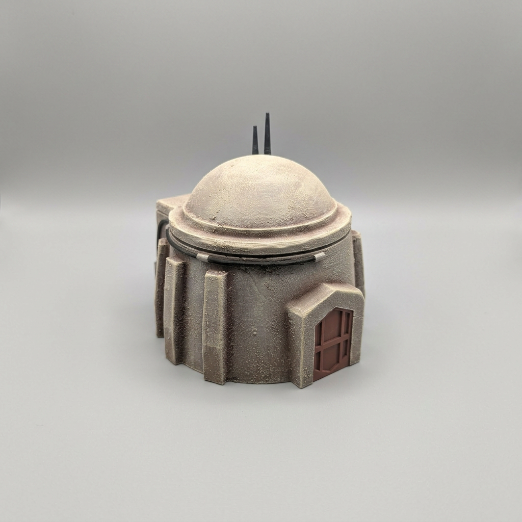 Sci-Fi Desert Huts alternate angle 1