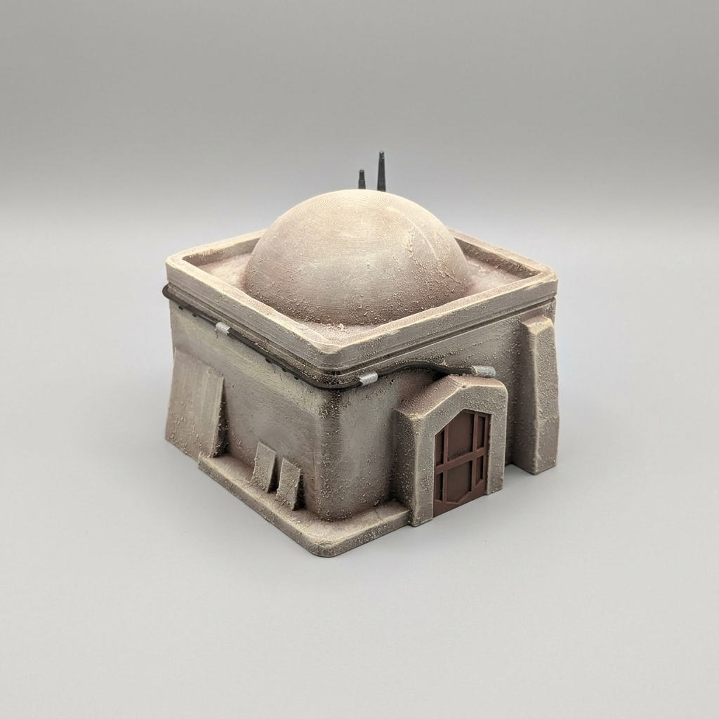 Sci-Fi Desert Huts alternate angle 5