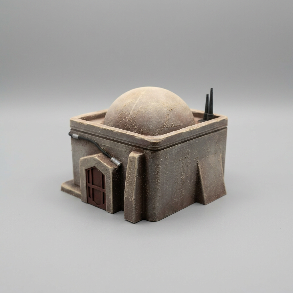 Sci-Fi Desert Huts alternate angle 8