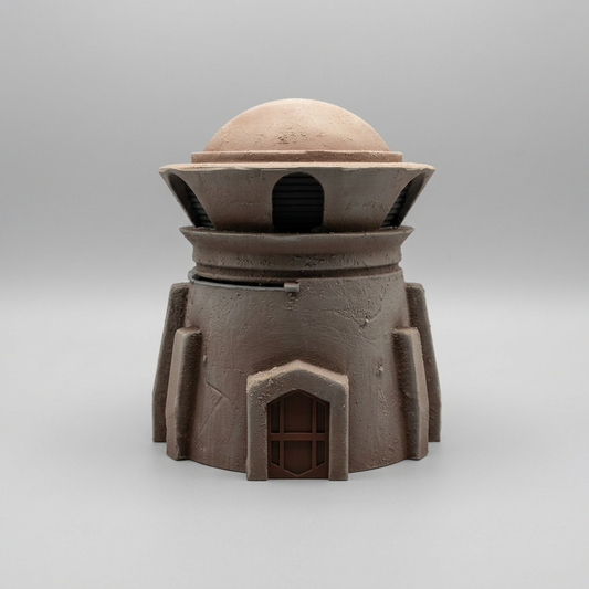 Sci-Fi Desert Tower alternate angle 1