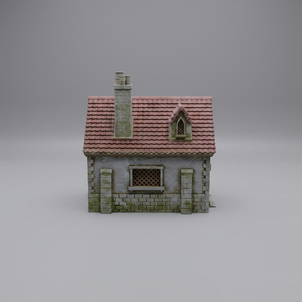 Single Storey Fantasy House alternate angle 4