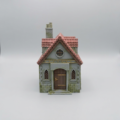 Single Storey Fantasy House with Rear Lean-to alternate angle 1