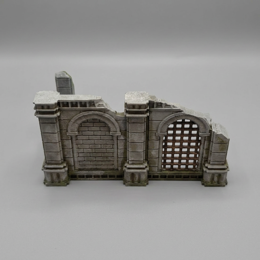 Single Storey U-shaped Pieces - Fantasy Ruins alternate angle 1