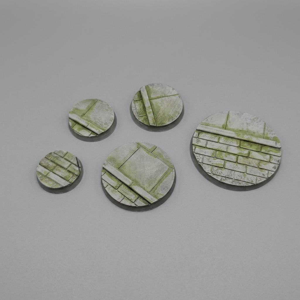 Miniature Bases Bundle: 5 Terrain Styles