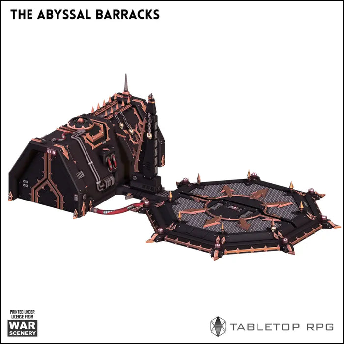 The Abyssal Barracks 3D printable STL Terrain