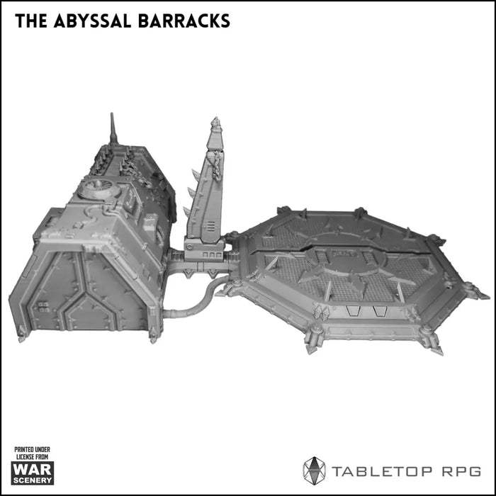 The Abyssal Barracks 3D printable STL Terrain