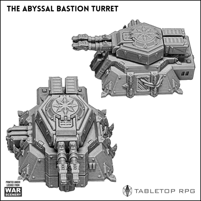 The Abyssal Bastion Turret 3D printable STL Terrain