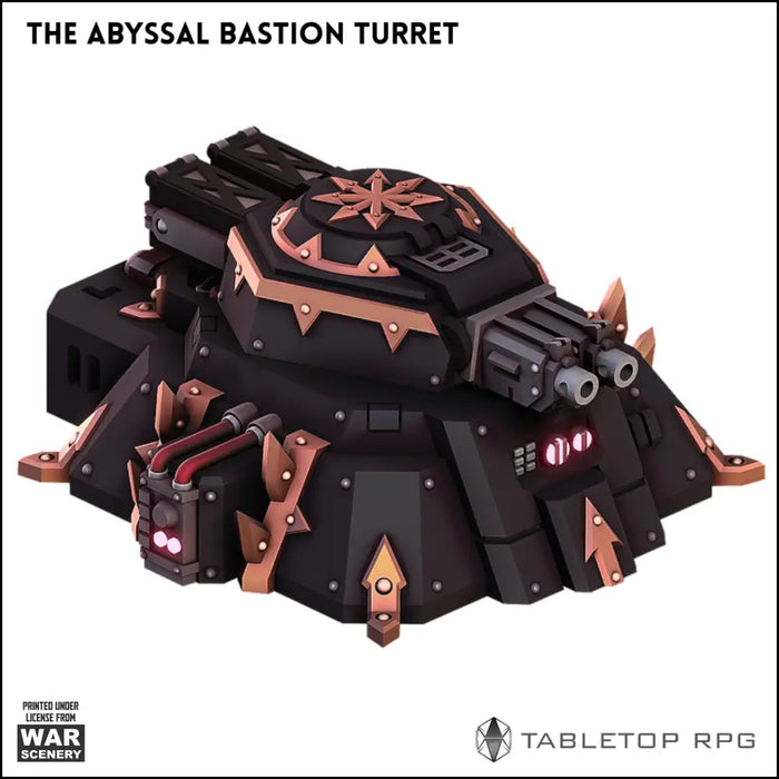 The Abyssal Bastion Turret 3D printable STL Terrain