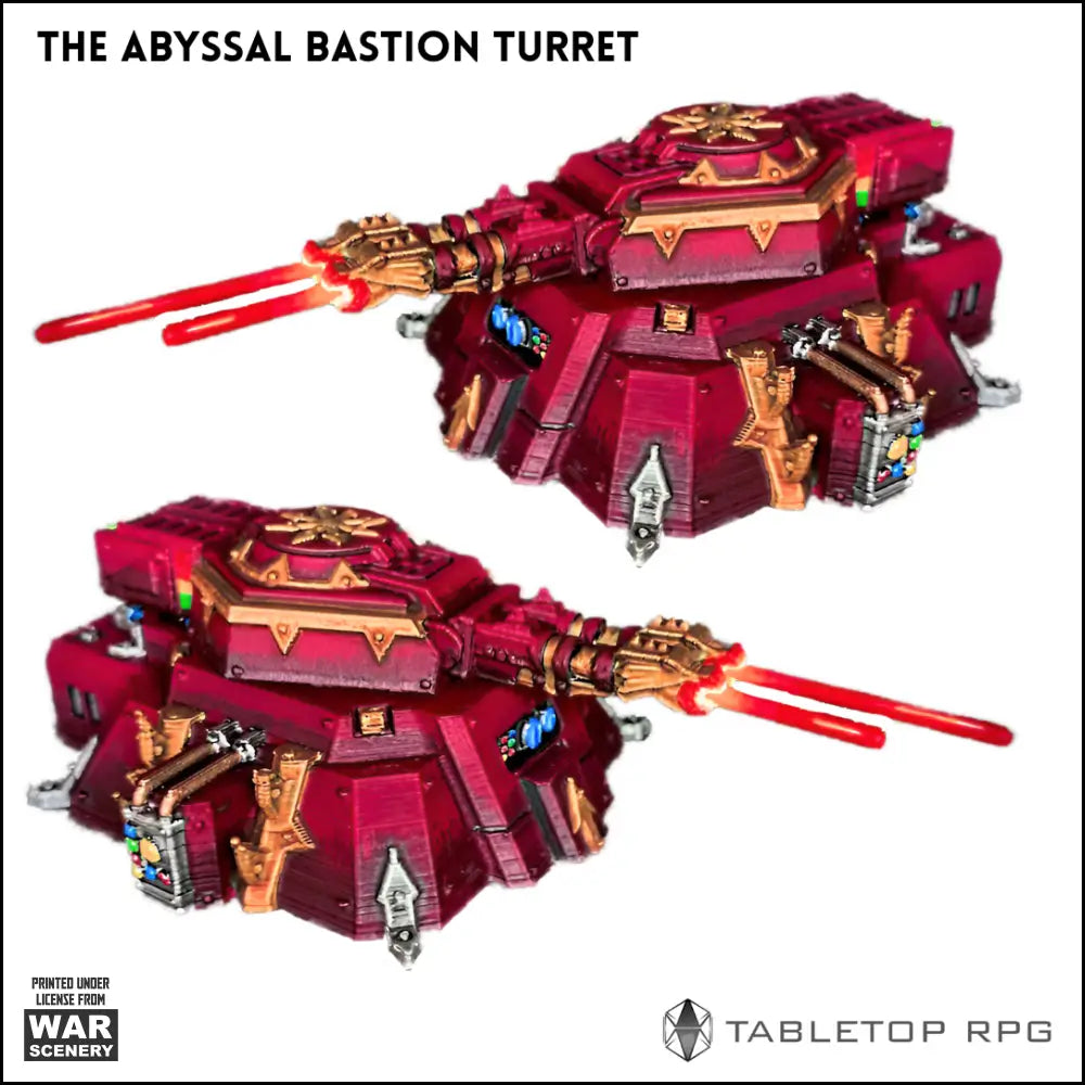 The Abyssal Bastion Turret 3D printable STL Terrain