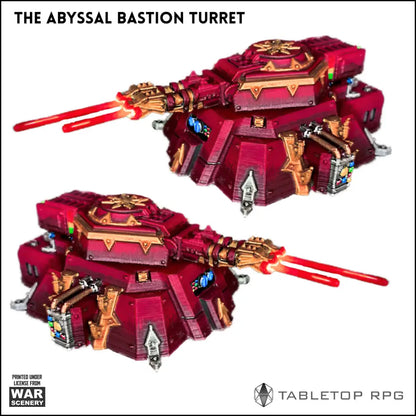The Abyssal Bastion Turret 3D printable STL Terrain