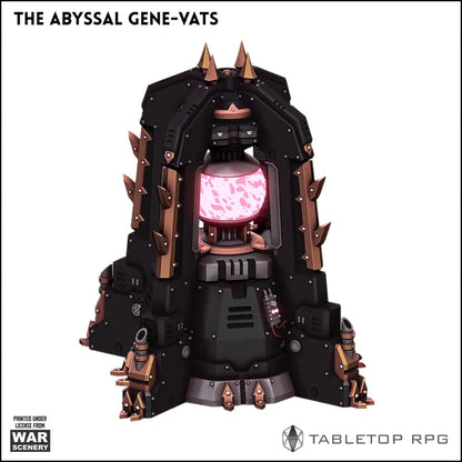 The Abyssal Gene-Vats 3D printable STL Terrain for Wargaming