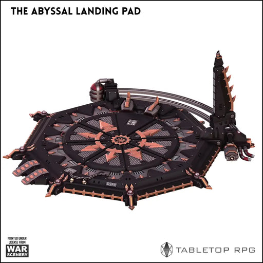 The Abyssal Landing Pad 3D printable STL Terrain