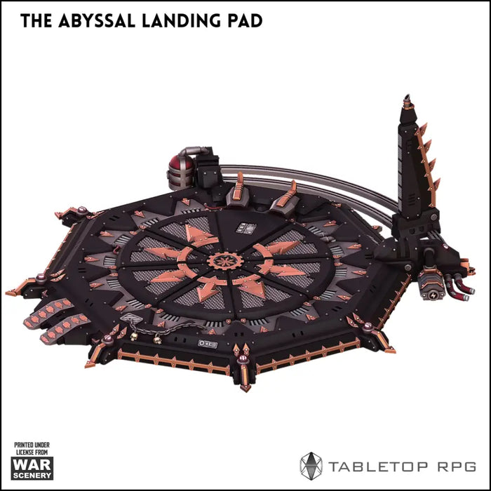 The Abyssal Landing Pad 3D printable STL Terrain