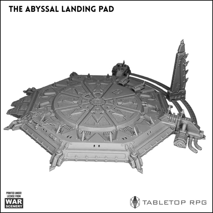 The Abyssal Landing Pad 3D printable STL Terrain