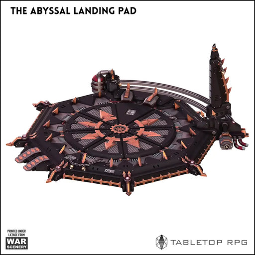 The Abyssal Landing Pad 3D printable STL Terrain